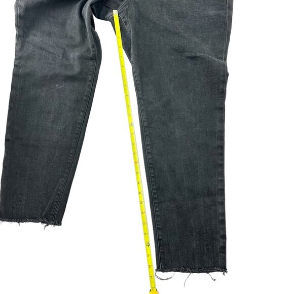 Old Navy OG Straight High Rise Secret Slim Jeans in Black women's size 14 - Picture 10 of 11